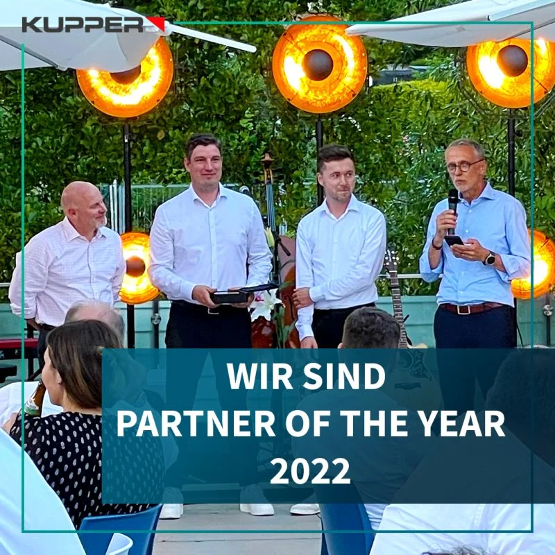 Kupper IT - Parnter of the year 2022