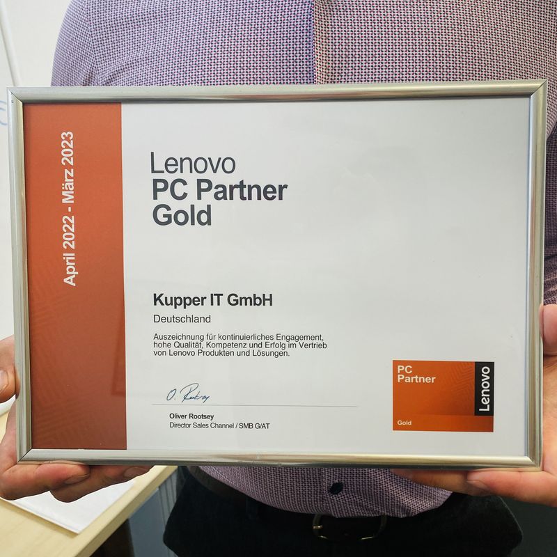 Kupper IT - Lenovo PC Partner Gold